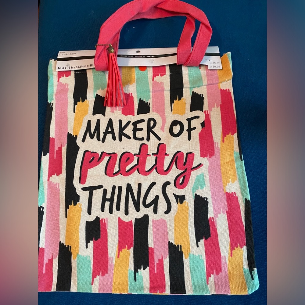 Maker of Pretty Things Canvas Tote